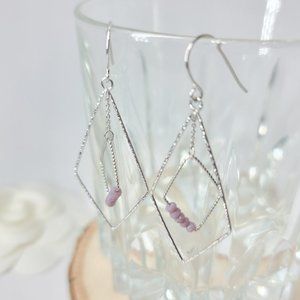 NEW Sterling Silver Handmade Wire Earrings